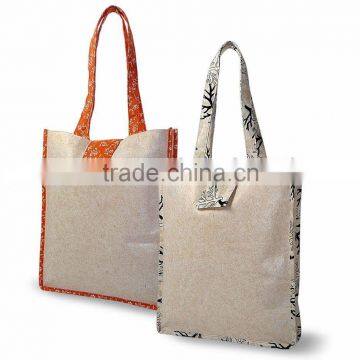 jute shopping bag/ gunny tote bag