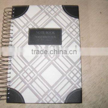 customized spiral notebook/ hard cover cardboard notebook