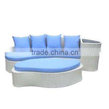 Personality New Design Rattan Furniture Sofa Wicker Beach Craft Garden PE Modern Vietnam Poly Rattan Furniture photo-3