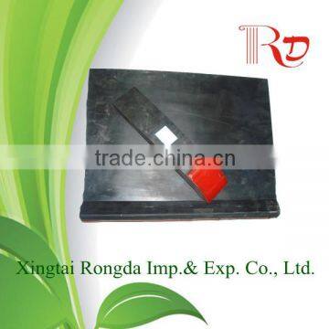 Dual seal skirting board rubber PU