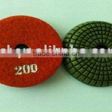 High efficiency Polishing pad of Wet Convex Rubber Baker