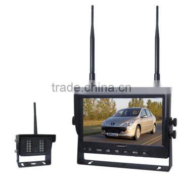 Cheap Price Non-interference Digital Wireless Signal 12V to 48V DC Wireless Truck Rearview Camera with 7inch Reversing Monitor