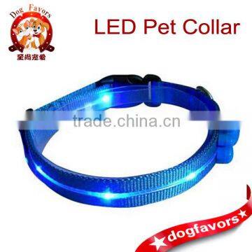 China Supplier New 6 LED Flashing Light Dog Pet Nylon S