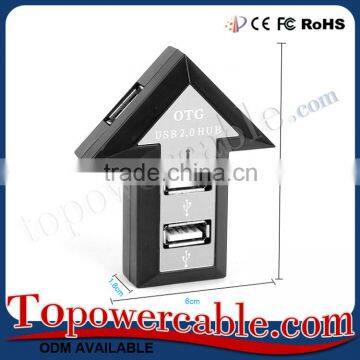 Portable Multi Usb Charger Mirco Usb 2.0 4 Port Spliter Hub For Samsung photo-4