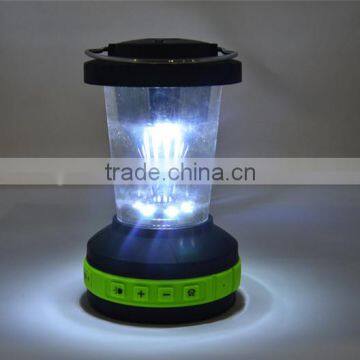 LED camping light with bluetooth speaker energy saving light