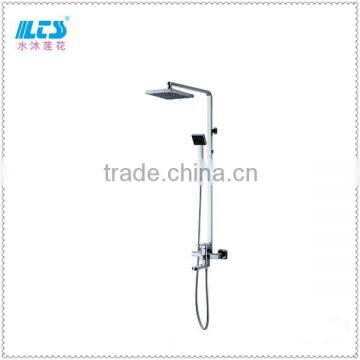 2016 New Style Shower Column Set Rainfall Shower Head China Factory Sanitary Ware