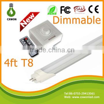 2015 1.2m led tube ac100-265v dimmable t8 led fluorescent lamp 1200mm