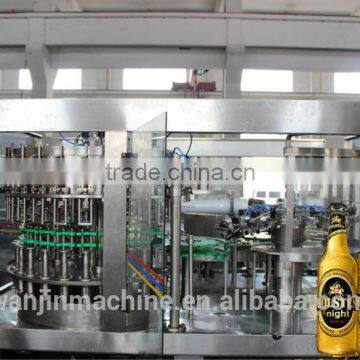 automatic Glass bottles beer packing machine