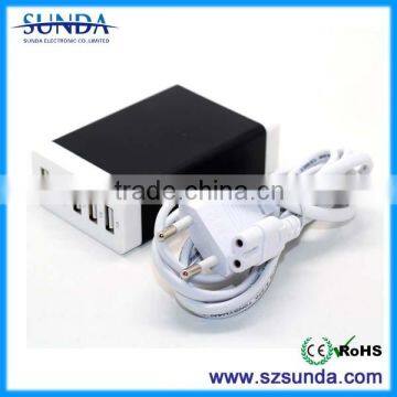 With 5 USB port 6A output portable multiple usb charger
