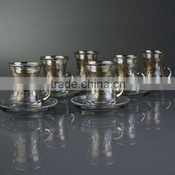 12 Pcs Glass Tea Set