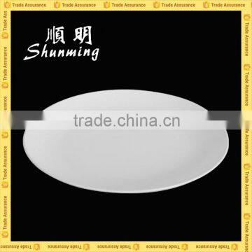 Plastic oval plate