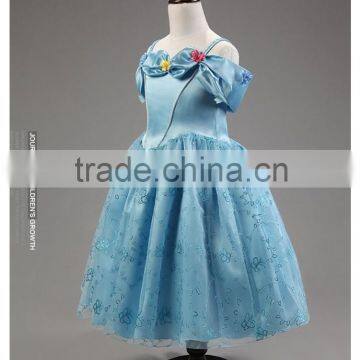 New Design Baby Girls Elegant and Sweet Lace Wedding Dresses Wholesale Kids Girl Realistic Halloween Costume (Ulik) photo-4