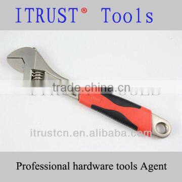 Adjustable Spanner With Rubber Handle WR2014