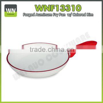 Pizza pan factories in yongkang marble coating fry pan thick frying pan for promotion