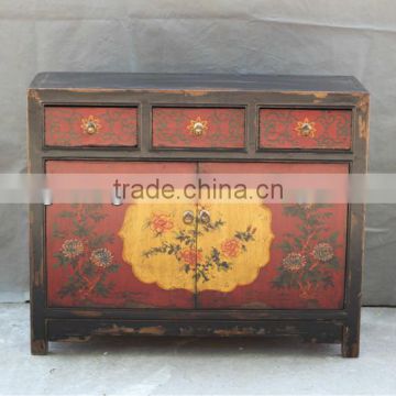 chinese reproduce painting Antique furniture Shanxi cabinet