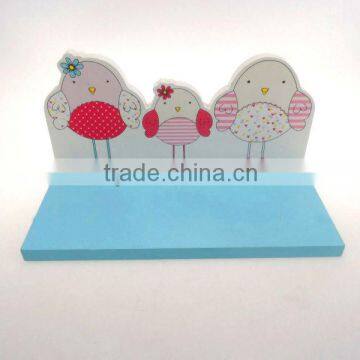 MDF decorative wooden wall shelf wall display