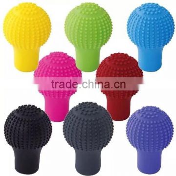 Nonslip Soft Silicone Car Gear Shift Knob Cover