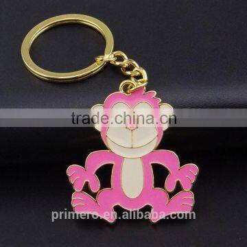 Multicolor Metal Keychain The Monkey Zodiac Couples Keychain Bag Buckle Hanging photo-3