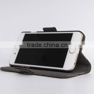 Case for IPhone 6S With Full-grain Cowhide Leather Black Handmade Case for Mobile Phone OEM/ODM Accepted photo-4