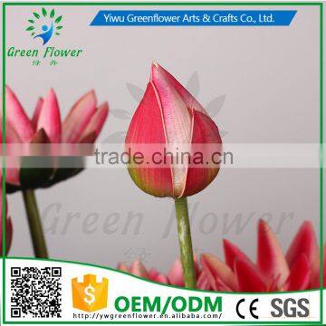 Greenflower 2016 Wholesale Real Touch Latex PU Latus Bud China Handscrafts Artificial Flowers Rose for Wedding Decoration photo-2