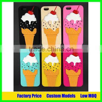 Factory Open Mold Customized Ice Cream Design Silicone Phone Case for Iphone 6 6plus Quality Choice photo-4