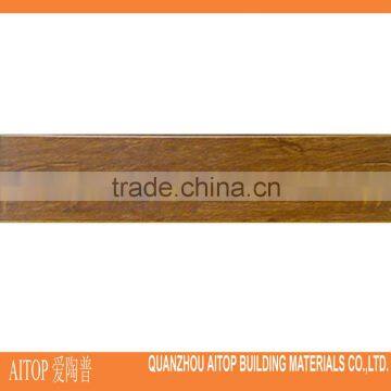 Excellent wooden glazed surface flooring facing ceramic brick tile house room 112x450mm