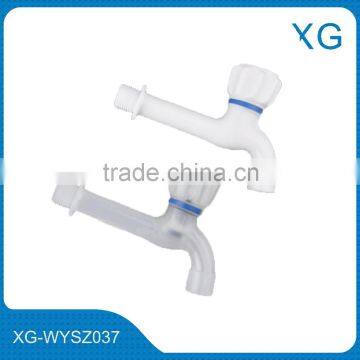 ABS long handle water faucet/PVC transparent round handle water bibcock tap/Kitchen sink basin mixer tap faucets India market