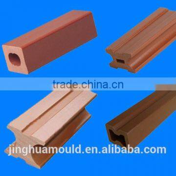 China manufacturer PE/PP WPC handrail decorative exterior moulding