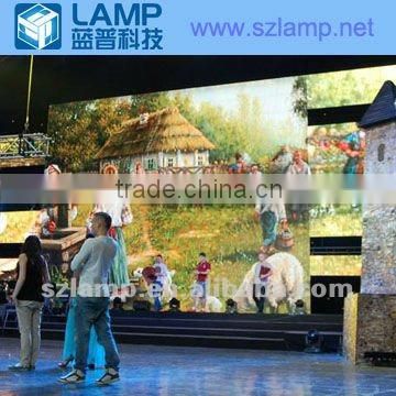 LAMP high resolution full color led screen board for stage