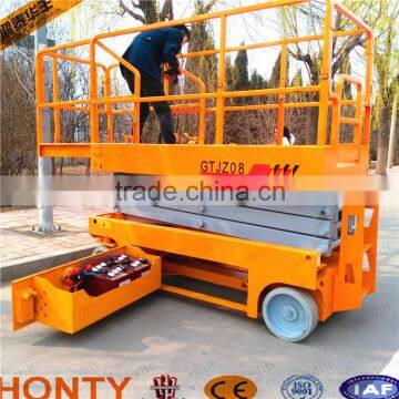 mobile auto central hydraulics upright scissor lift