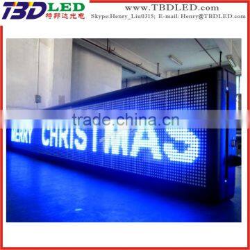 led programmable scrolling message sign board/led scrolling moving message billboard sign,indoor/outdoor led display screen