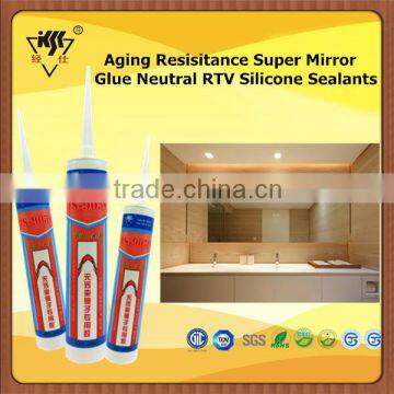 Aging Resisitance Super Mirror Glue Neutral RTV Silicone Sealants