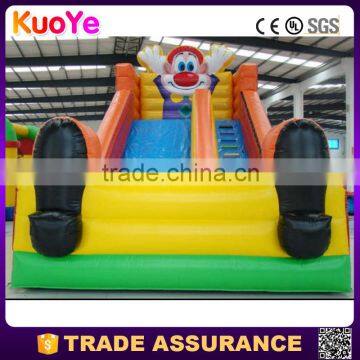 cheap amusing giant funny clown inflatable slides for sale