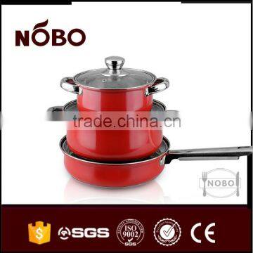 3PCS Paint Spraying Stainless Steel Pot Set photo-2