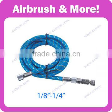 Braided Airbrush Hose with Coupler 1/8"-1/4"