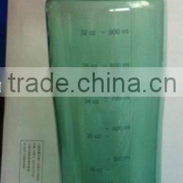 900ml Tritan Wide Mouth BPA-Free Plastic Water Bottle/plastic sports bottle with infusion/outdoor drinking bottle