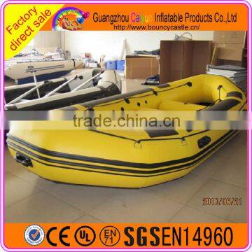 CE approved 0.9mm thickness pvc inflatable fishing boat for sale