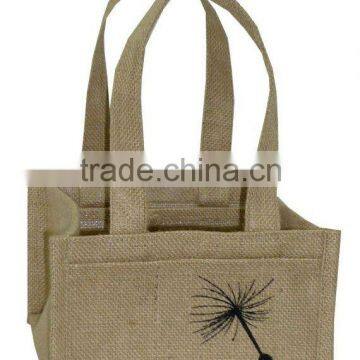 2012 popular cotton shopping bag for bottle holder