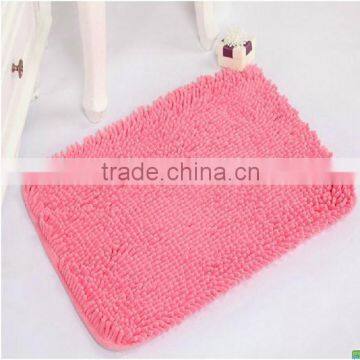 Indoor Microfiber Polyester Clean Decorative Door Mat / Chenille Door Mat