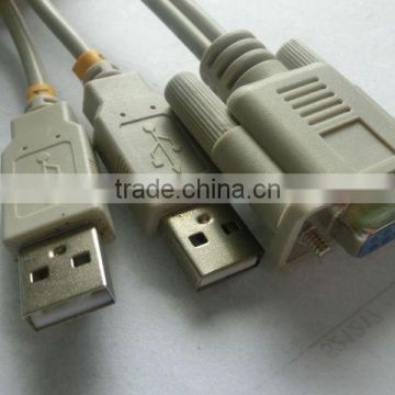 durable DB9 trans 2xUSB AM combined cable