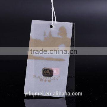 fashion clothing brand tags withstring /clothing hang tag