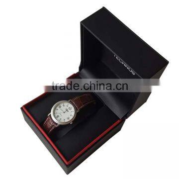 China Factory Custom Single Leather TECHNOS Watch Box. photo-5
