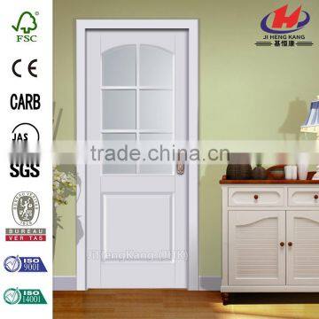 JHK-G29 6 Panel Glass Without Frame Blockboard Interior Door