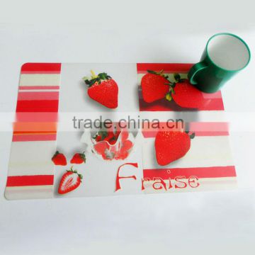 Manufacturer of customized plastic placemat with offset printing,PP placemat,PVC placemat