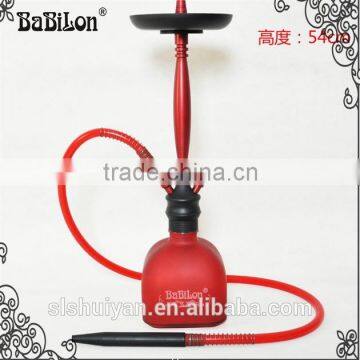 hot sell american and dubai style aluminium red large size high quality hookah