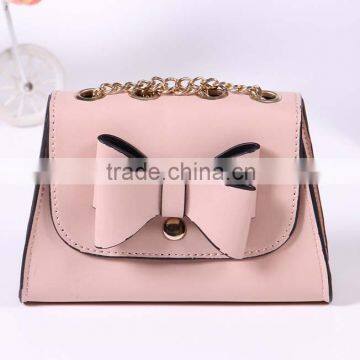 Leather Bow Summer Clutches Handbag photo-2