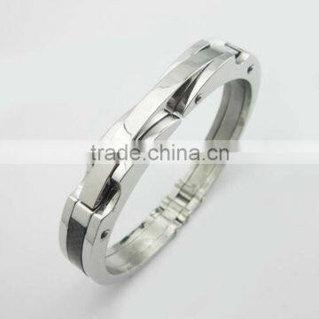 Fashion Carter Carbon Stainless Steel Men's Bracelet Bangle photo-2