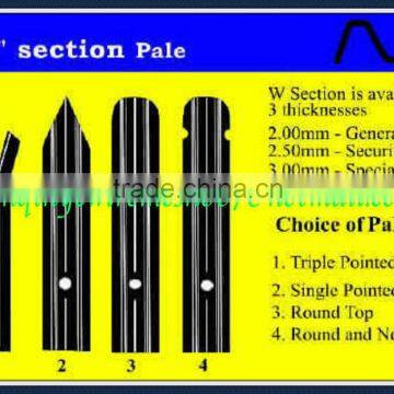 D Section Palisade Fence