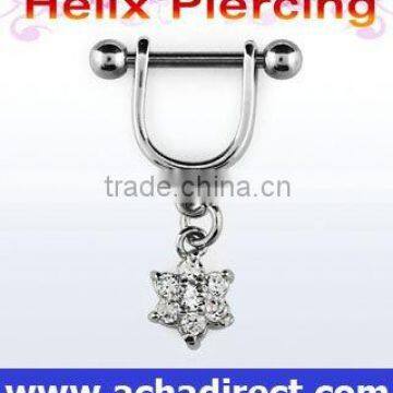 flower ear helix piercing jewelry