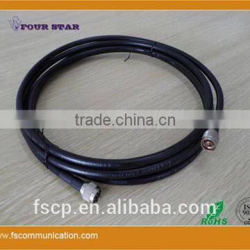 RG8 Cable Assembly with N Male Crimp Connectors